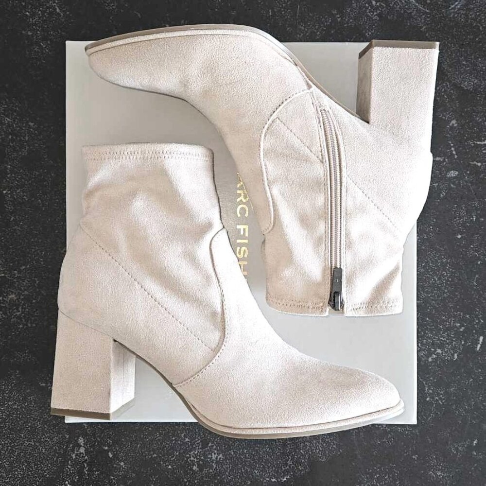 Suede Heeled Bootie